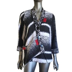 344. Moonlight Asymmetrical Jacket - Size Small